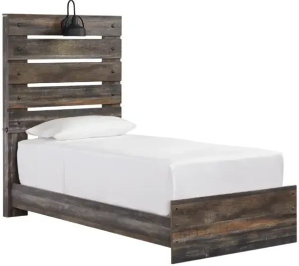 Signature Design by AshleyÂ® Drystan Brown Youth Twin Panel Bed
