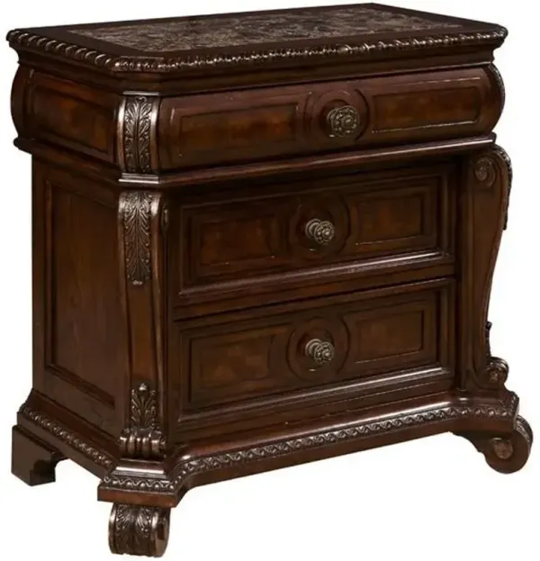 Home Insights Furniture Vintage Dark Brown Nightstand