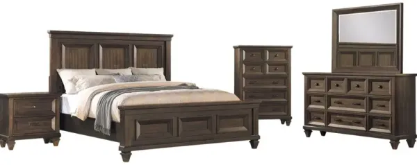 New ClassicÂ® Furniture Sevilla 3 Piece Walnut King Bedroom Set