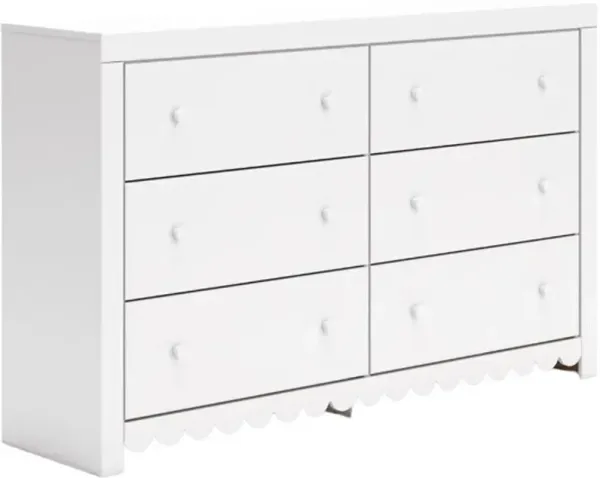 Signature Design by AshleyÂ® Mollviney White Dresser