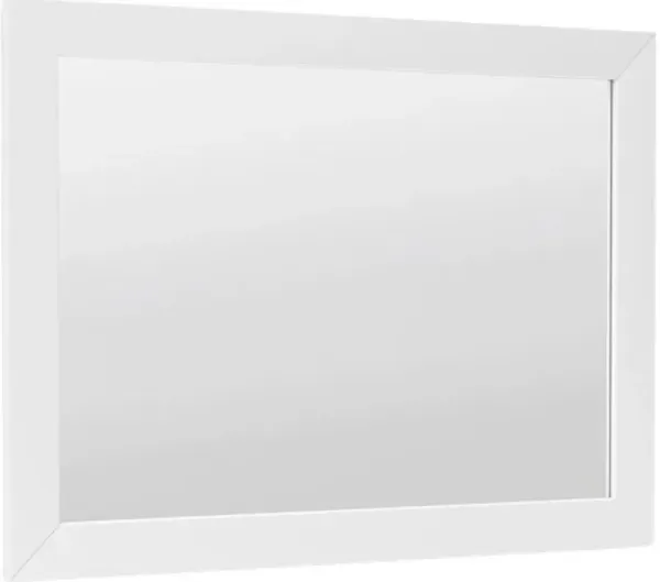 Signature Design by AshleyÂ® Mollviney White Bedroom Mirror