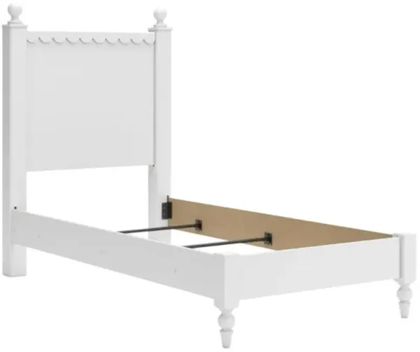 Signature Design by AshleyÂ® Mollviney White Youth Twin Panel Bed