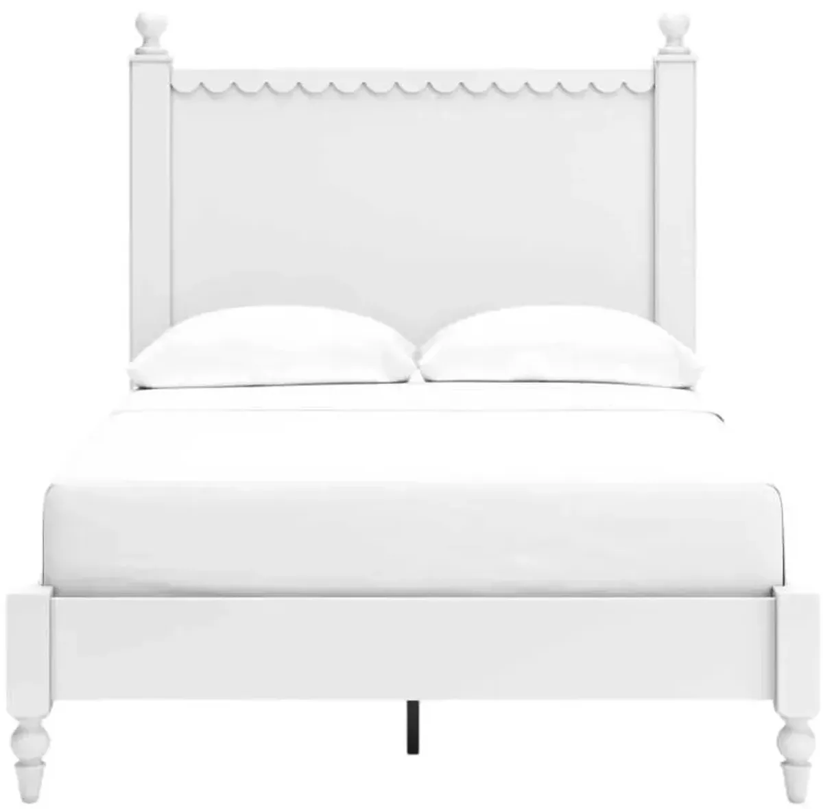 Signature Design by AshleyÂ® Mollviney White Full Panel Bed