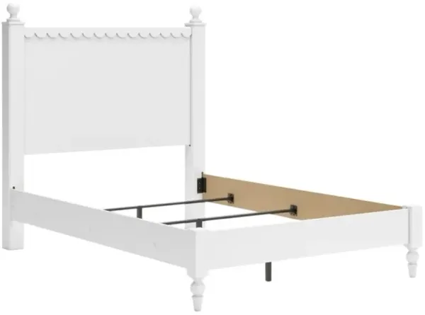 Signature Design by AshleyÂ® Mollviney White Youth Full Panel Bed