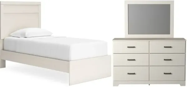 Signature Design by AshleyÂ® Stelsie 3-Piece White Youth Twin Panel Bedroom Set
