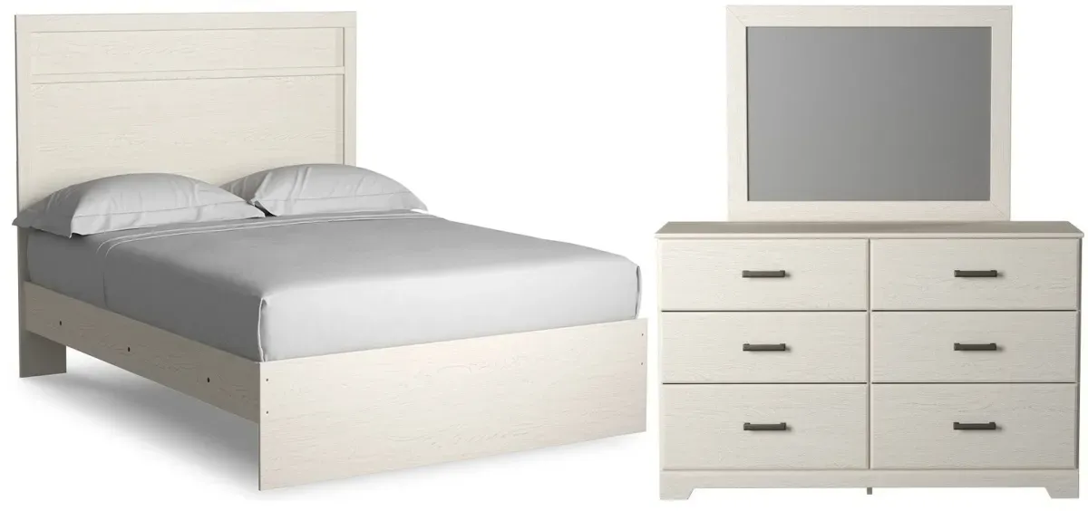 Signature Design by AshleyÂ® Stelsie 3-Piece White King Panel Bedroom Set