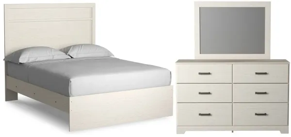 Signature Design by AshleyÂ® Stelsie 3-Piece White Youth Full Panel Bedroom Set