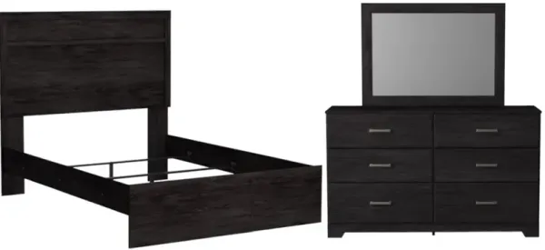 Signature Design by AshleyÂ® Belachime 3 Piece Dark Charcoal Full Bedroom Set