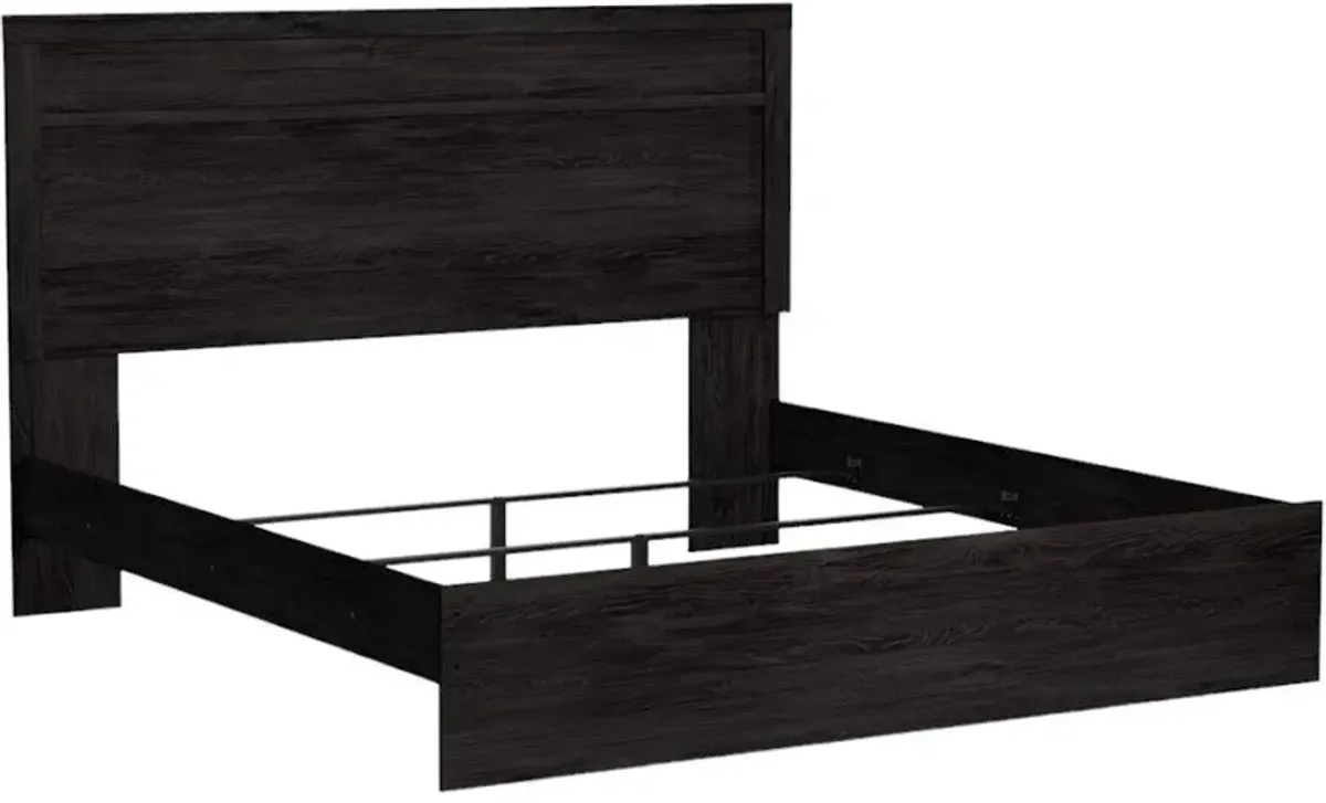 Signature Design by AshleyÂ® Belachime 3 Piece Dark Charcoal King Bedroom Set