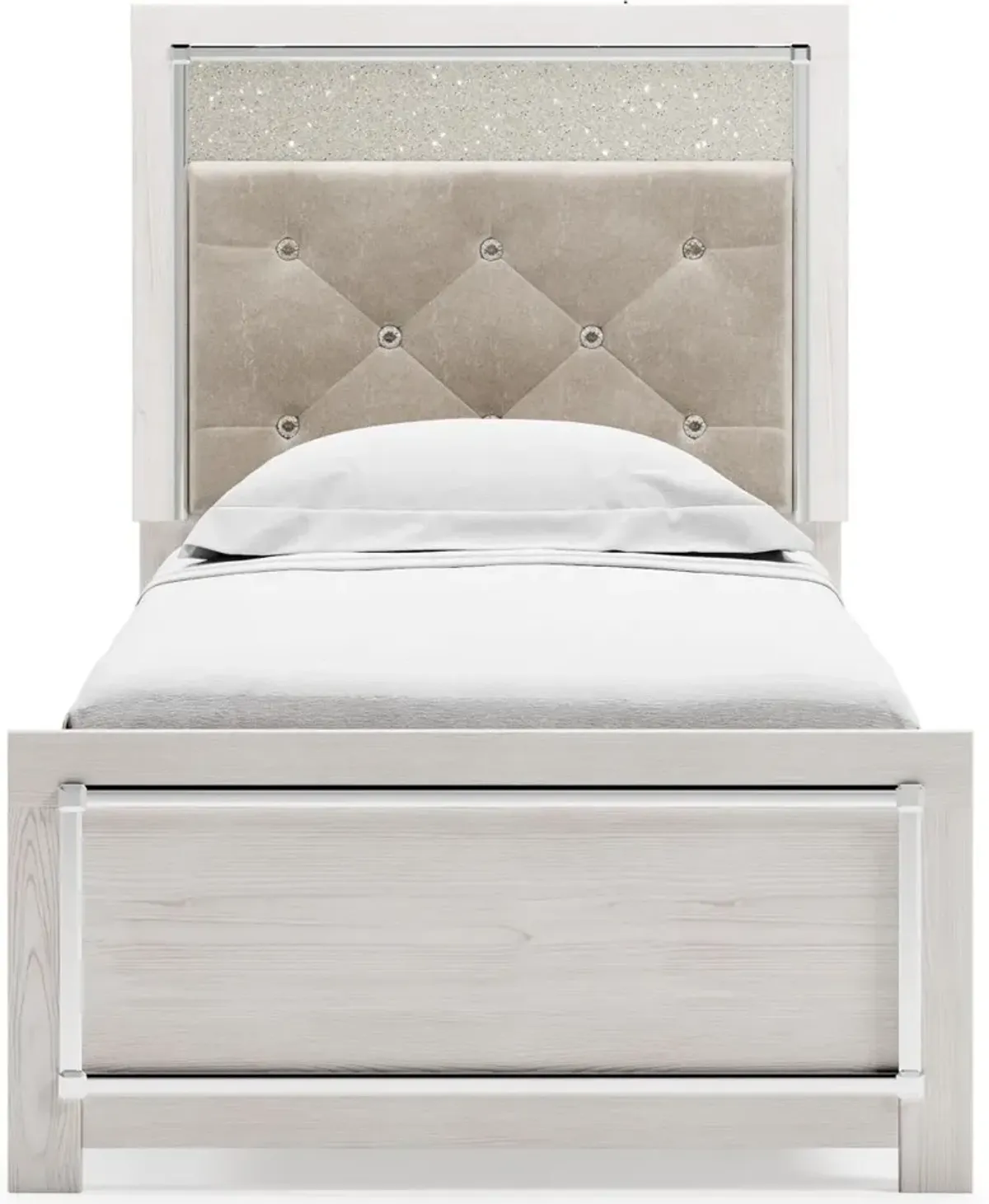 Signature Design by AshleyÂ® Altyra 3-Piece White Twin Panel Bed Set