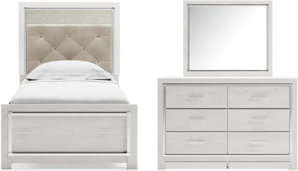 Signature Design by AshleyÂ® Altyra 3-Piece White Twin Panel Bed Set