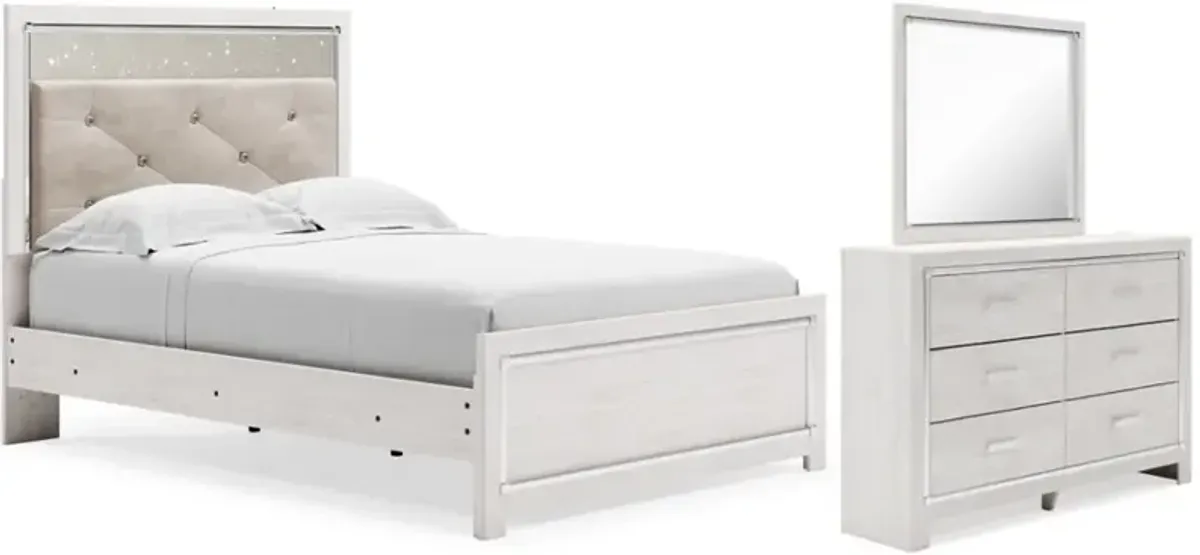 Signature Design by AshleyÂ® Altyra 3-Piece White Full Panel Bed Set