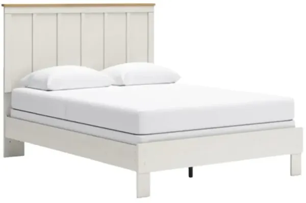 BenchcraftÂ® Linnocreek White Queen Panel Bed