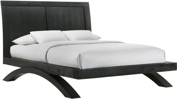 Elements International Allan Black Twin Bed