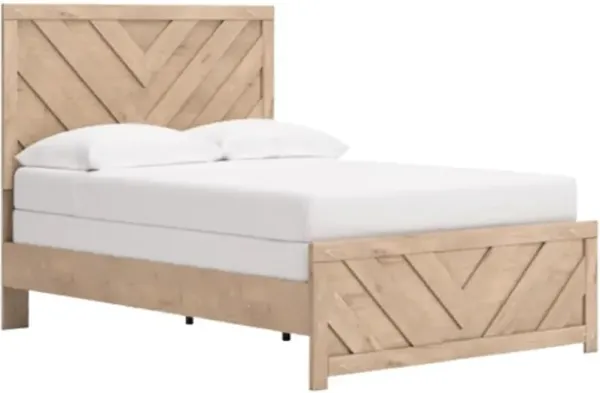 Signature Design by AshleyÂ® Sanginlane Tan Full Panel Bed