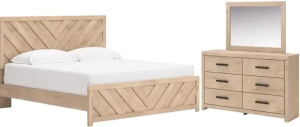 Signature Design by AshleyÂ® Sanginlane 3-Piece Tan Queen Bedroom Set