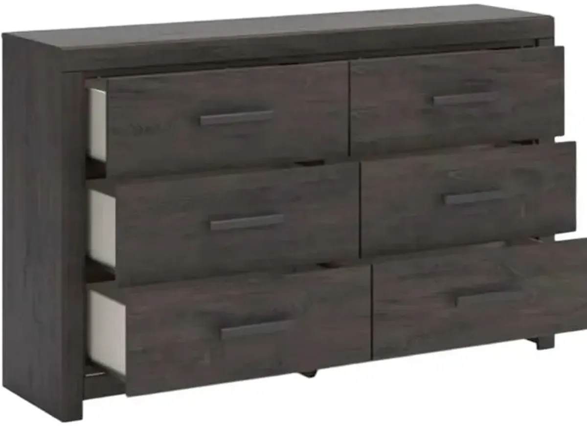 Signature Design by AshleyÂ® Prendonea Charcoal 6-Drawer Dresser