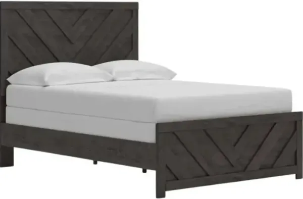 Signature Design by AshleyÂ® Prendonea Charcoal Full Panel Bed