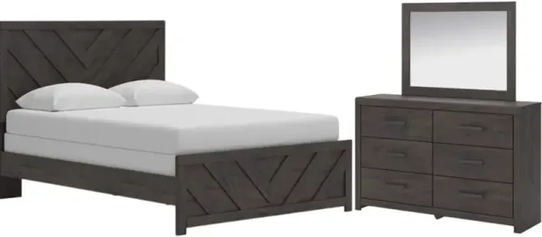 Signature Design by AshleyÂ® Prendonea 3-Piece Charcoal Queen Bedroom Set