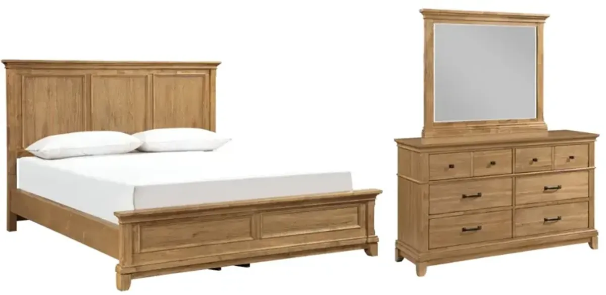New ClassicÂ® Home Furnishings Sunstone 3-Piece Honey King Bedroom Set