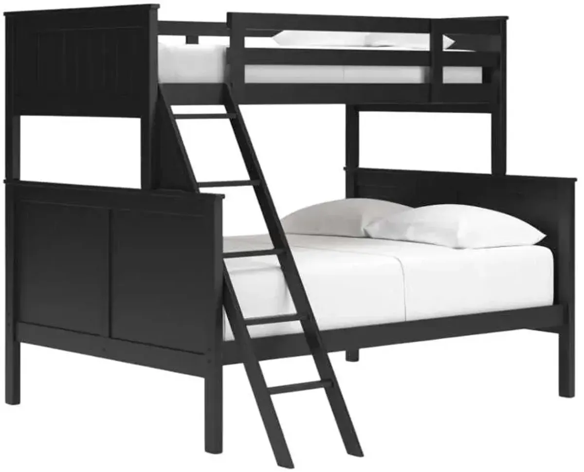 Signature Design by AshleyÂ® Nextonfort Black Twin Over Full Bunk Bed