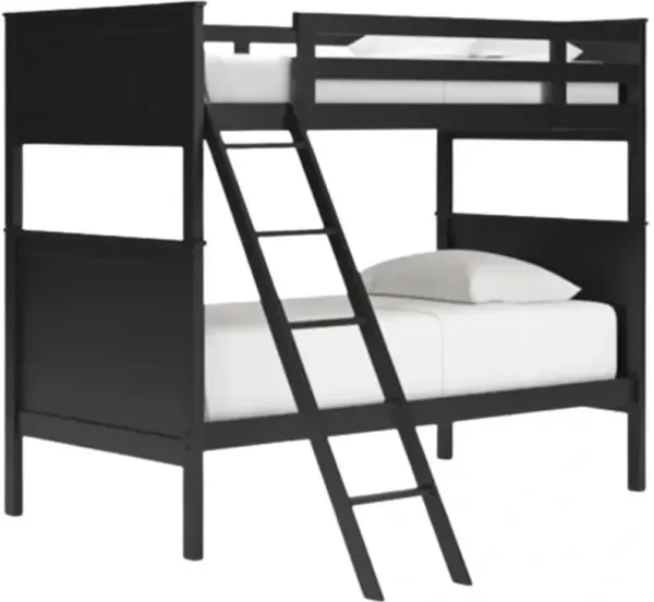 Signature Design by AshleyÂ® Nextonfort Black Twin/ Twin Bunk Bed