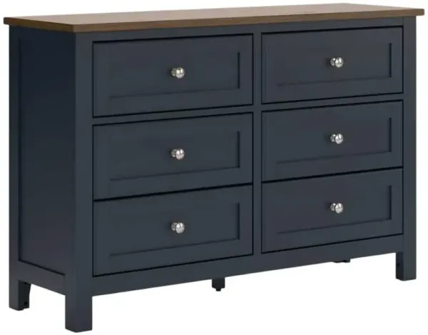 Signature Design by AshleyÂ® Landocken Blue/Brown Dresser