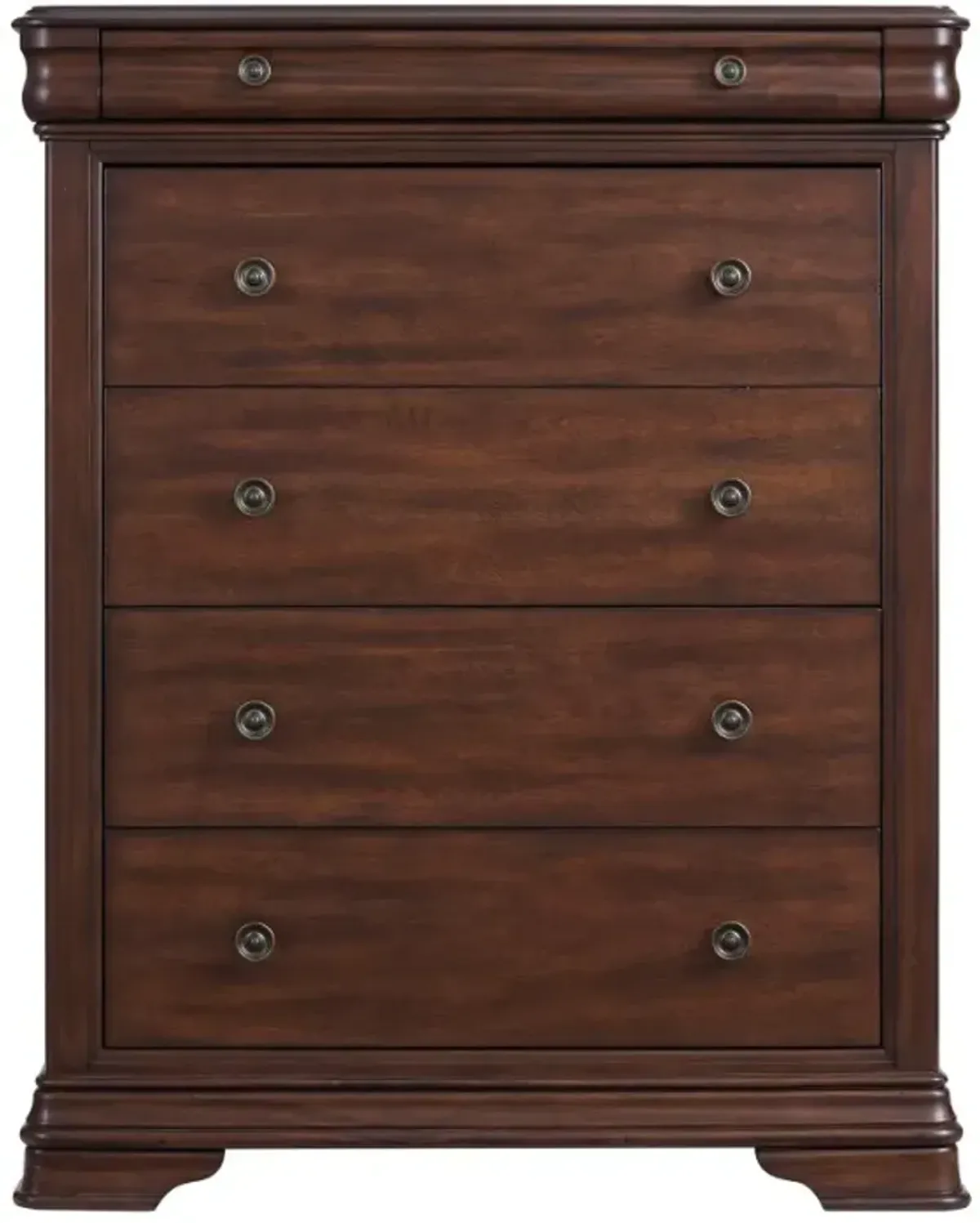 Elements International Phillipe Cherry 5-Drawer Chest