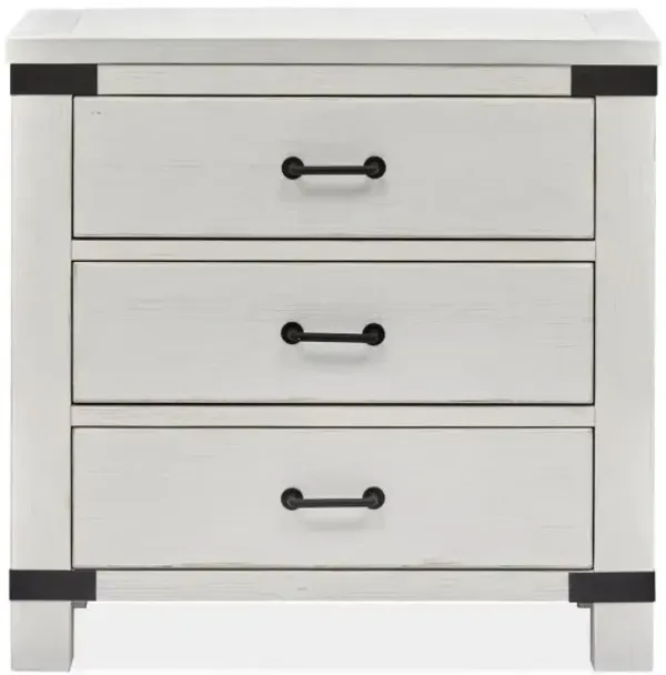 Magnussen HomeÂ® Harper Springs Silo White Bachelor Chest