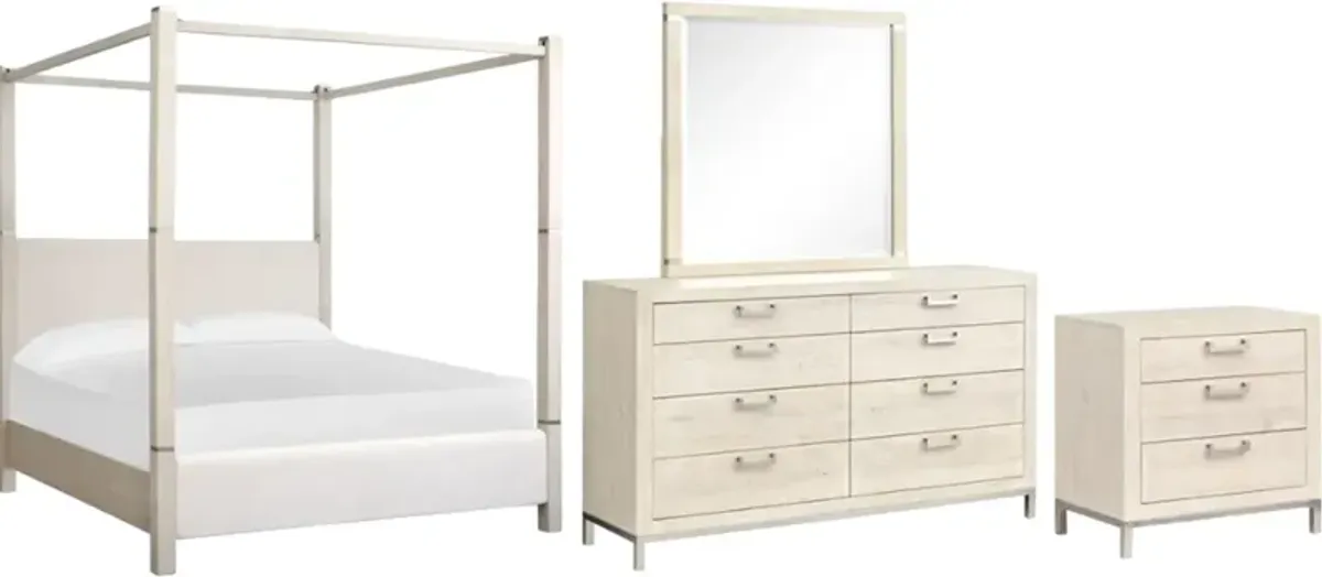 Magnussen HomeÂ® Addison Lane 4-Piece White King Bedroom Set