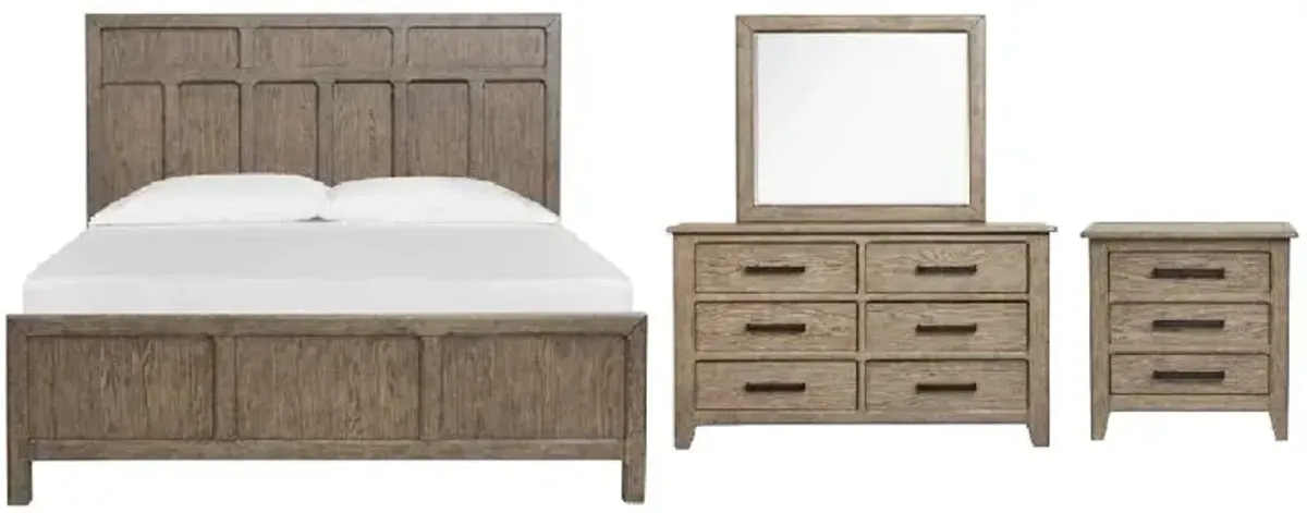 Magnussen HomeÂ® Claremont 4-Piece Smokey Taupe King Bedroom Set
