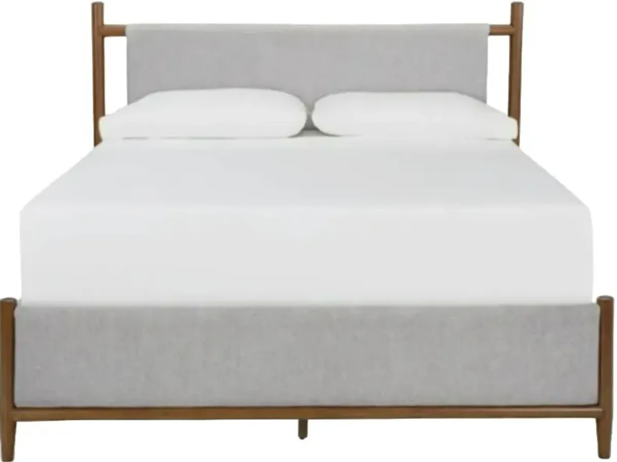 Signature Design by AshleyÂ® Lyncott Gray King Upholstered Panel Bed