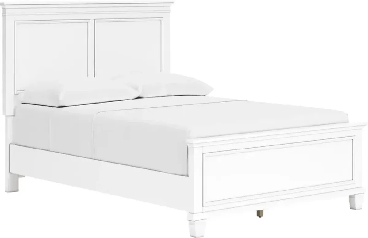 Signature Design by AshleyÂ® Fortman 3-Piece White Full Panel Bedroom Set