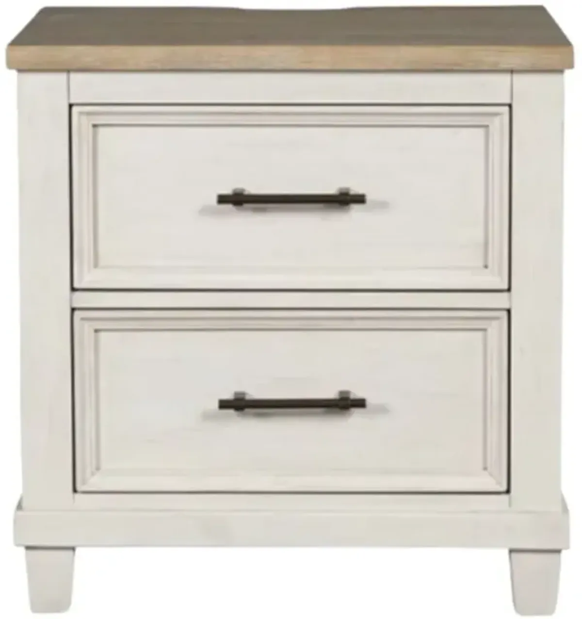 BenchcraftÂ® Shaybrock Antique White/Brown Nightstand