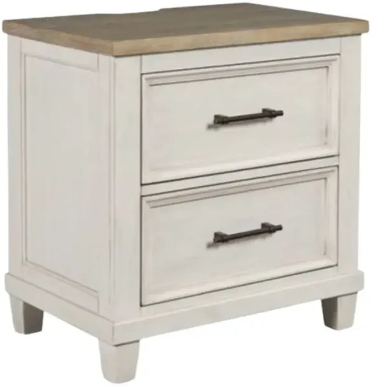 BenchcraftÂ® Shaybrock Antique White/Brown Nightstand