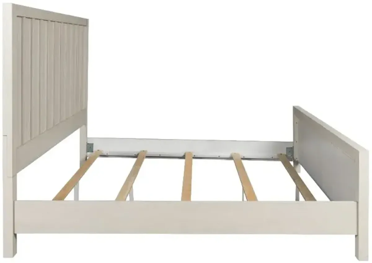 BenchcraftÂ® Shaybrock Antique White King Panel Bed