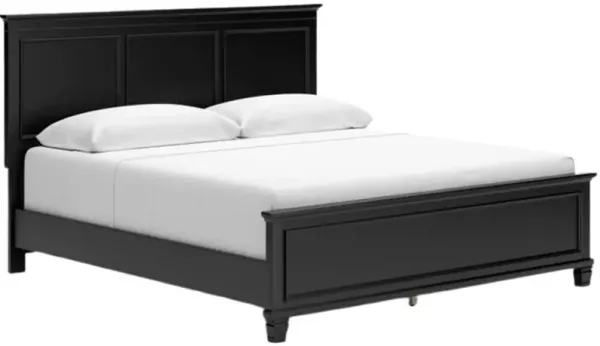 Signature Design by AshleyÂ® Lanolee Black King Panel Bed
