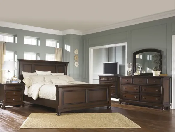 MillenniumÂ® by AshleyÂ® Porter 4-Piece Rustic Brown Queen Bedroom Set