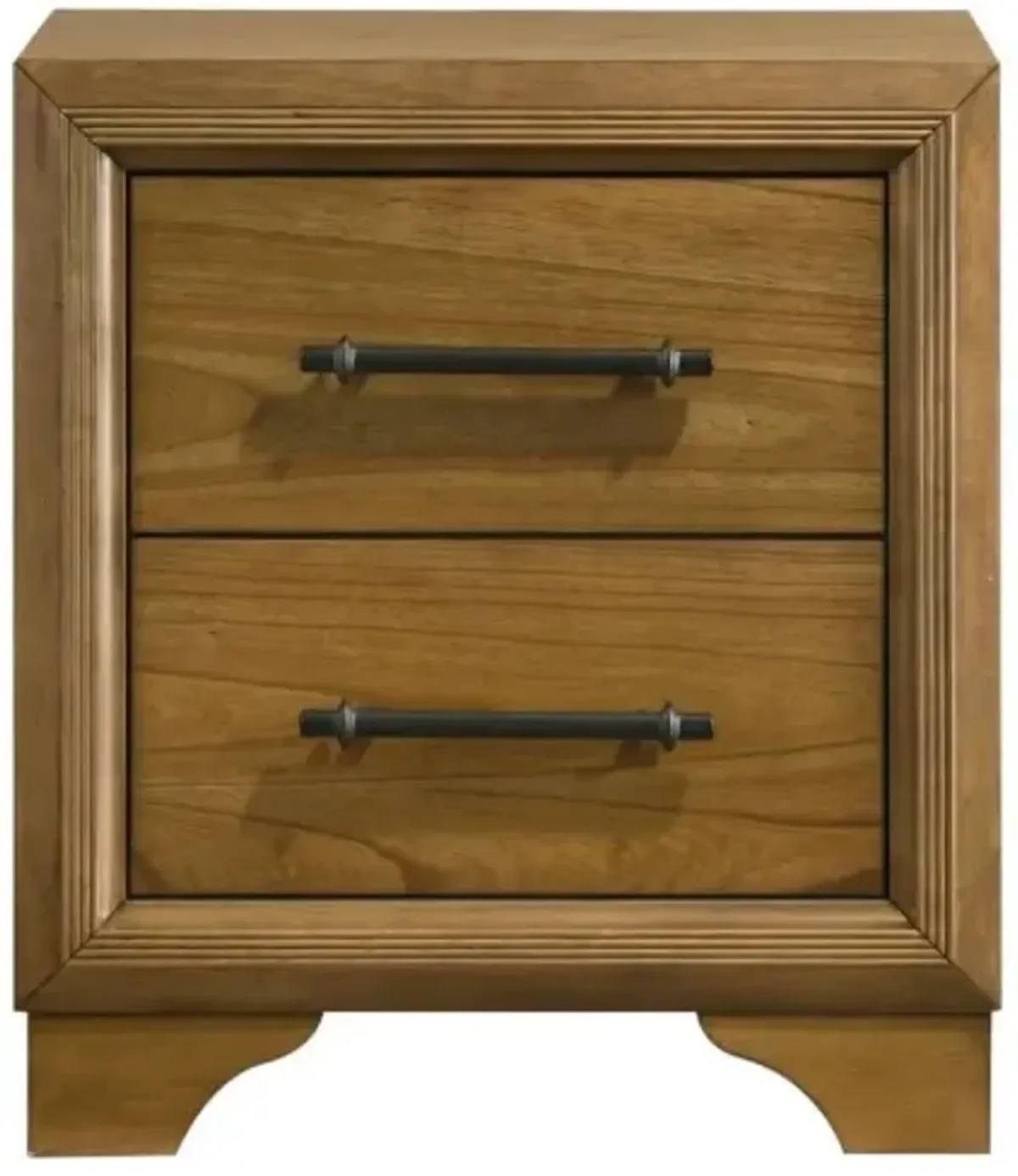 Elements International Harmony Walnut Nightstand