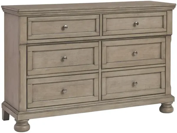Signature Design by AshleyÂ® Lettner Light Gray 6-Drawers Dresser