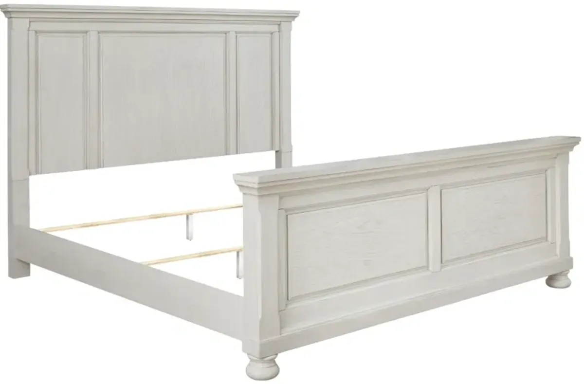 Signature Design by AshleyÂ® Robbinsdale 4-Piece Antique White King Bedroom Set