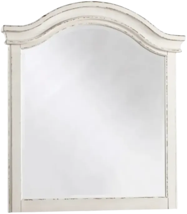 Signature Design by AshleyÂ® Realyn Chipped White Youth Mirror