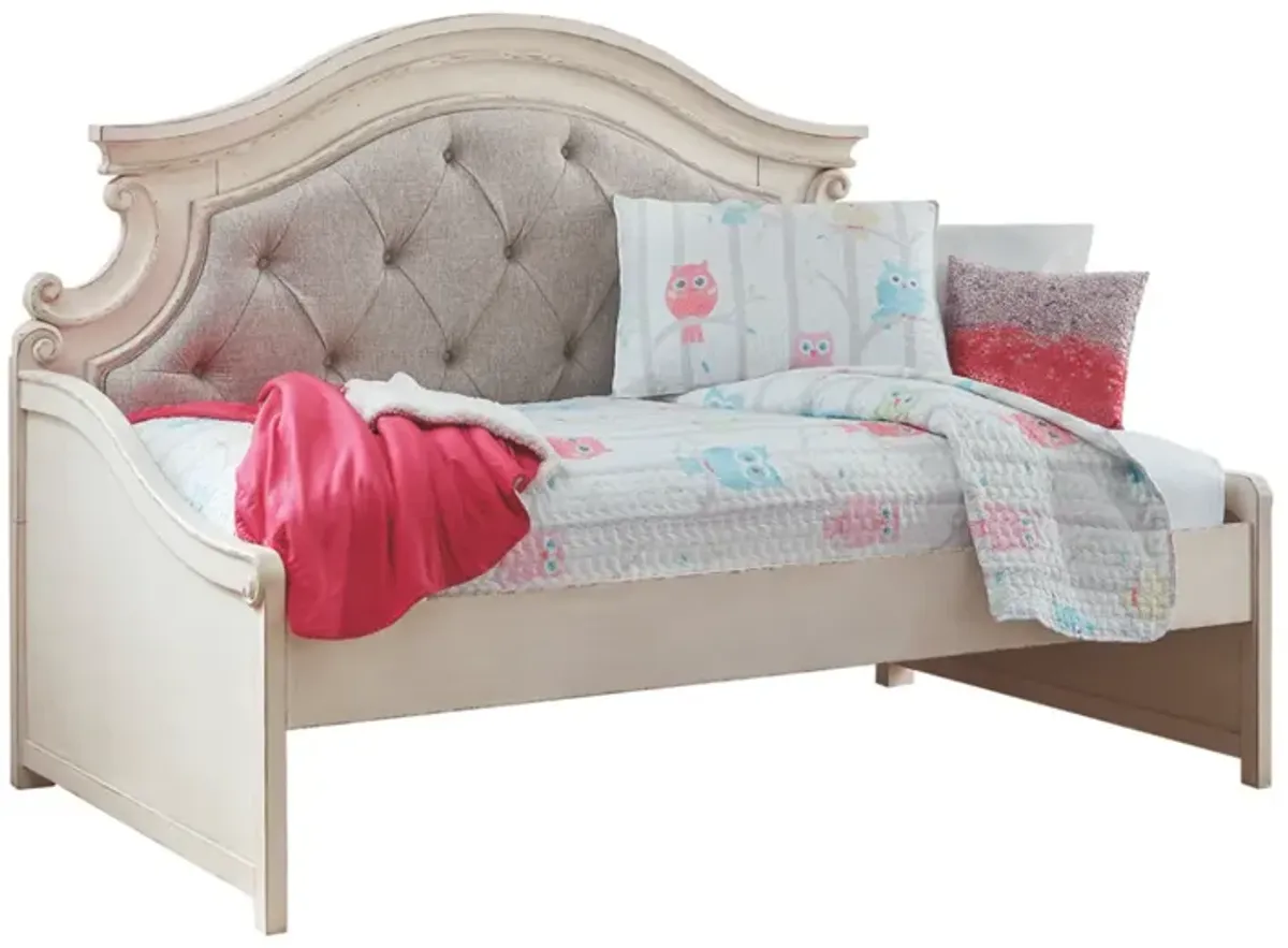 Signature Design by AshleyÂ® Realyn Chipped White Youth Twin Storage Daybed