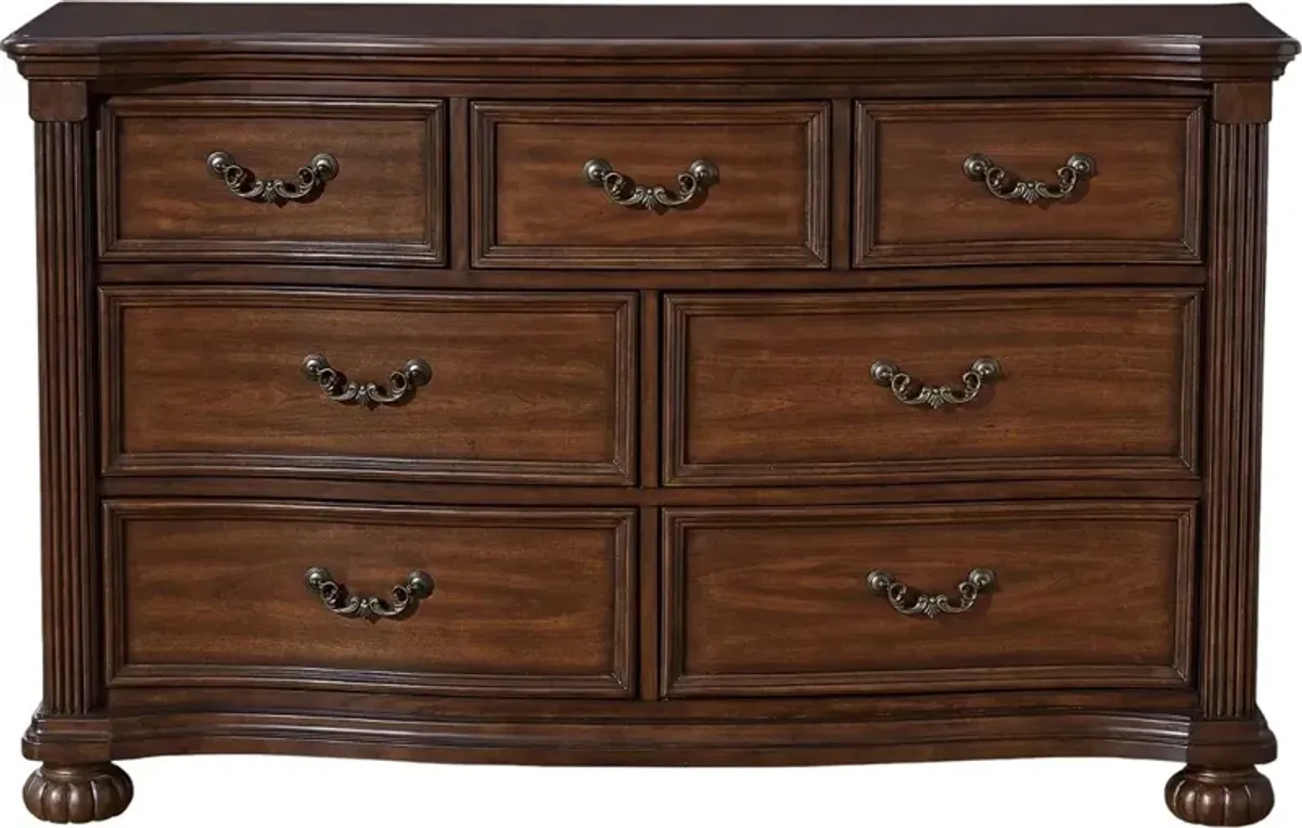 Signature Design by AshleyÂ® Lavinton Brown Dresser