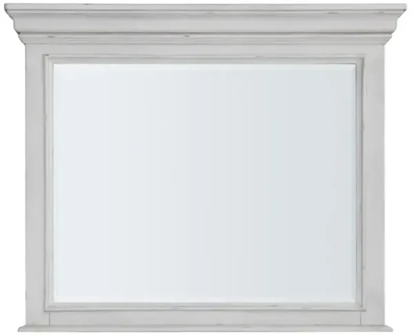 BenchcraftÂ® Kanwyn Whitewash Bedroom Mirror