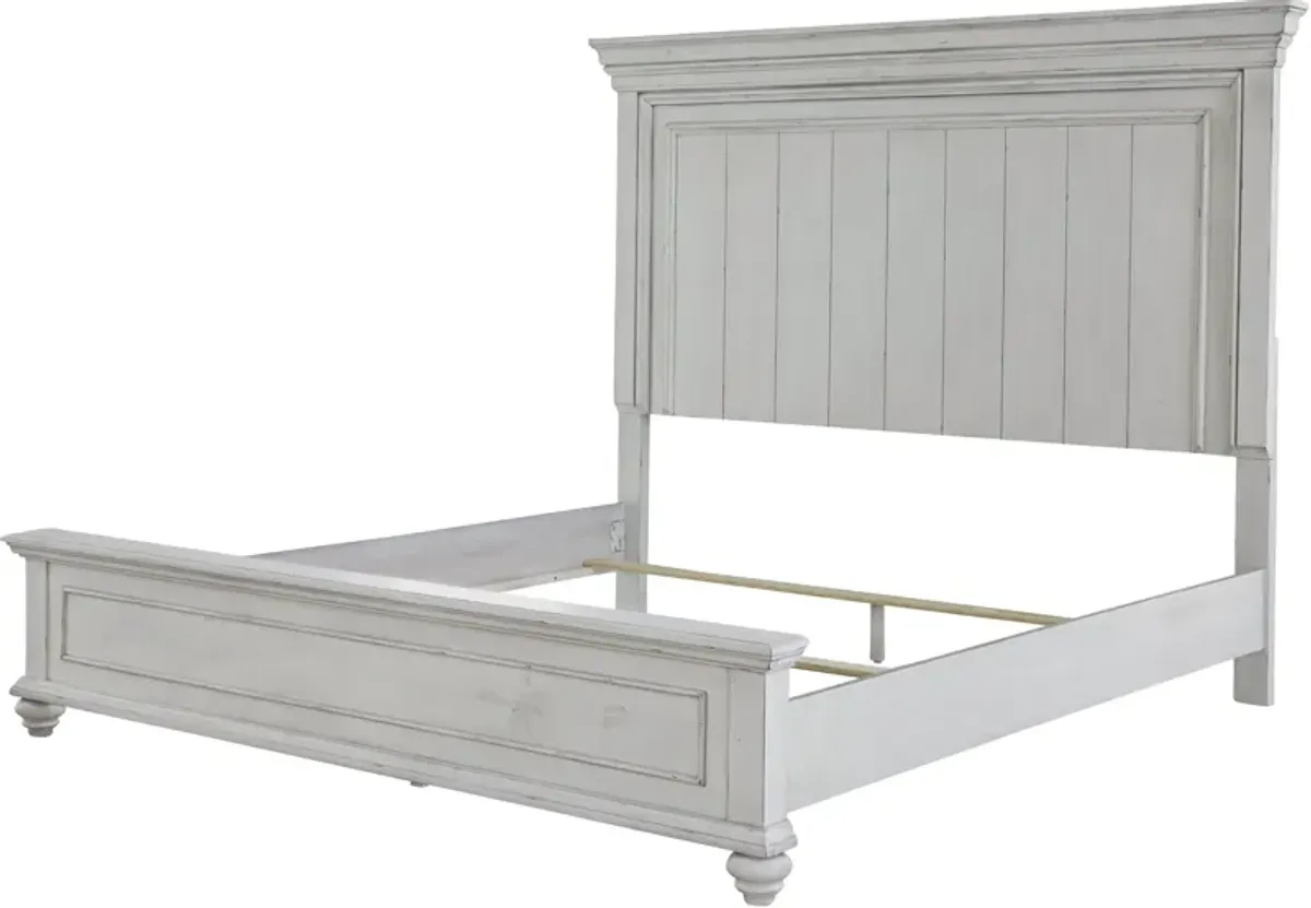 BenchcraftÂ® Kanwyn 4-Piece Whitewash Queen Bedroom Set