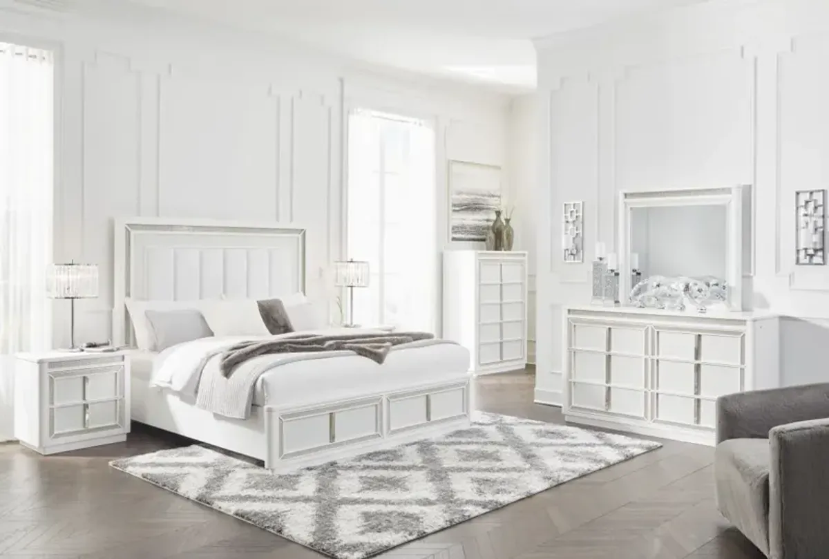 Signature Design by AshleyÂ® Chalanna White Bedroom Mirror