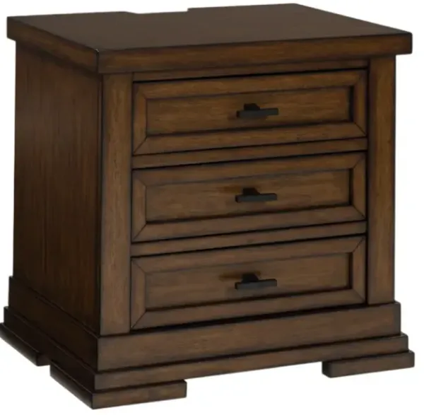 Signature Design by AshleyÂ® Taffenbrook Medium Brown Nightstand