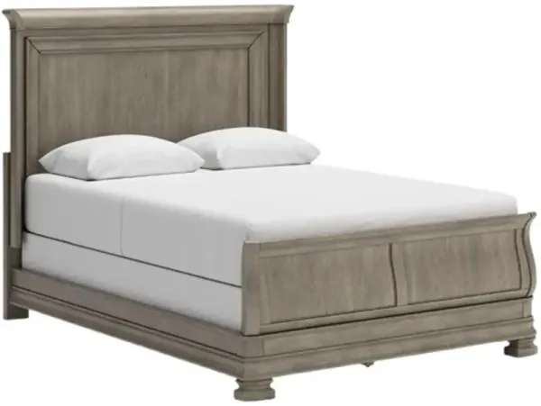 Signature Design by AshleyÂ® Lexorne Gray Queen Sleigh Bed