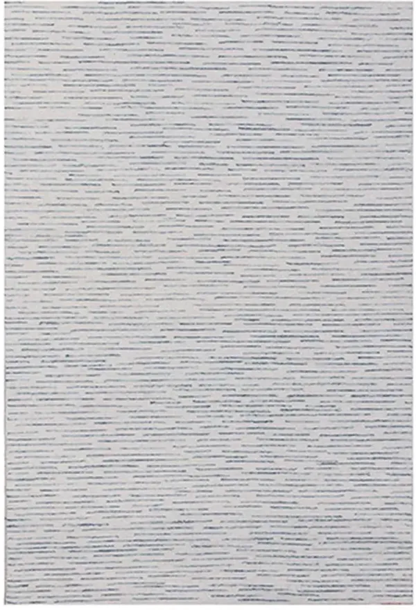 LR Home Babylon Ivory/Blue 9'x12' Rectangular Rug